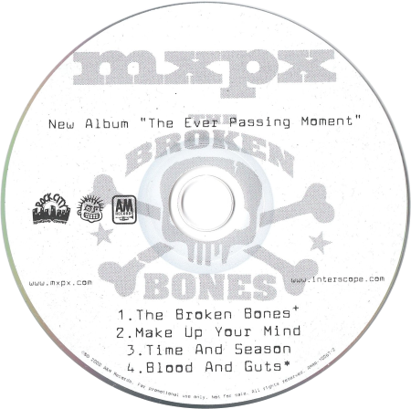Broken Bones - Promo CD